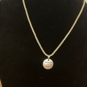 Believe in Love Pendant Necklace